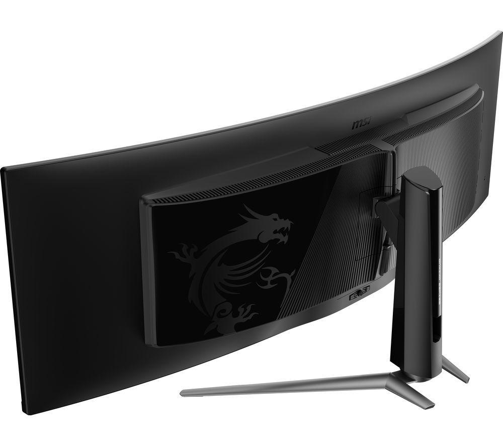 MSI MPG 491CQP Super Ultra Wide Quad HD 49" Curved Quantum Dot Gaming Monitor - Black image number 4 of 6