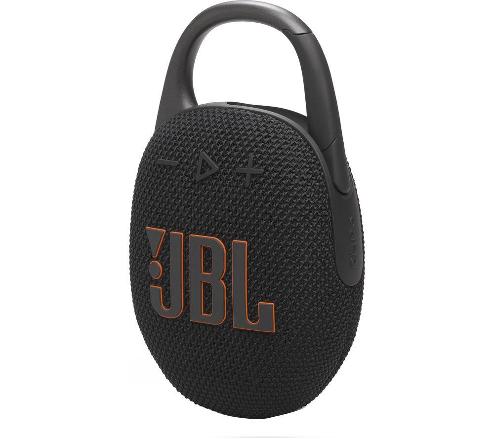 JBL Clip 5 Portable Bluetooth Speaker - Black, Black