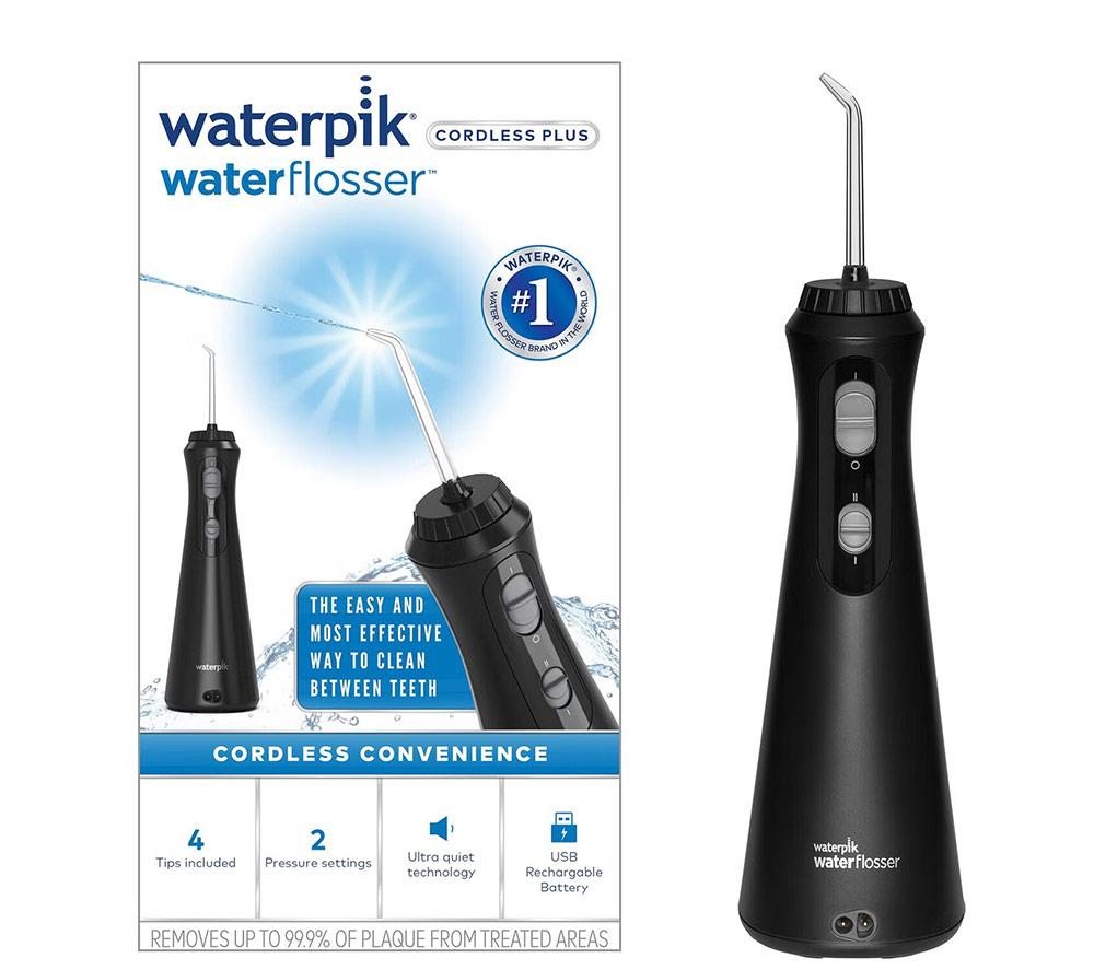 WATERPIK Cordless Plus WP-492UK Water Flosser - Black image number 6 of 10