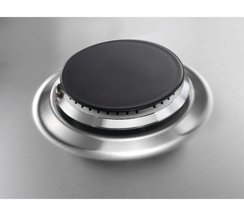 AEG 3000 Series HGX64200SM 60 cm Gas Hob - Stainless Steel image number 2 of 4