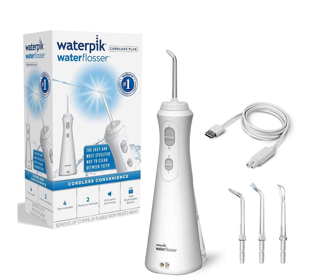 WATERPIK Cordless Plus WP-450UK Water Flosser - White image number 5 of 10