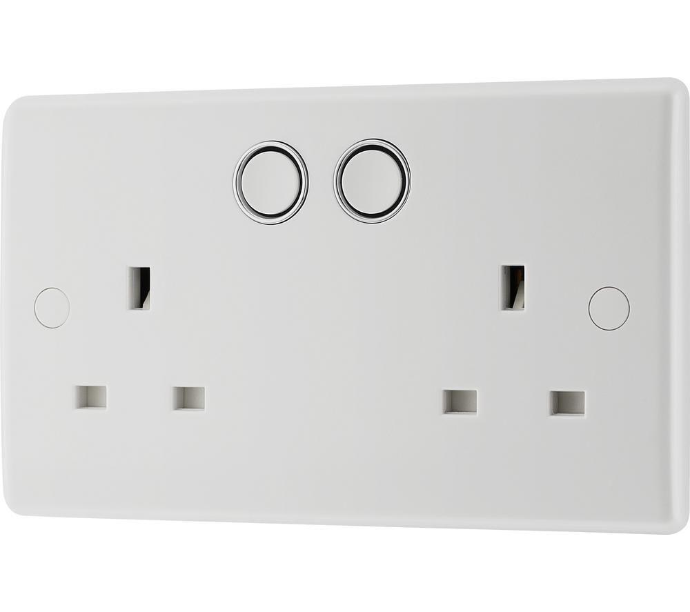 BG 822/HC-01 Double Wall Smart Socket - White image number 4 of 8