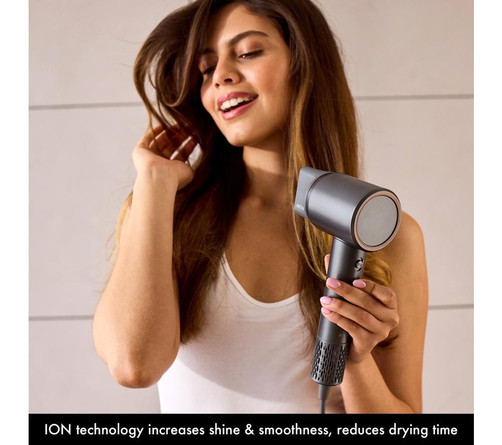 AIRCRAFT AirMotion HD1-G Hair Dryer - Slate Grey image number 6 of 7