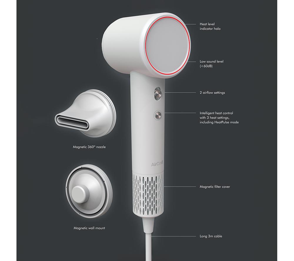 AIRCRAFT AirMotion HD1-W Hair Dryer - Snow White image number 8 of 8