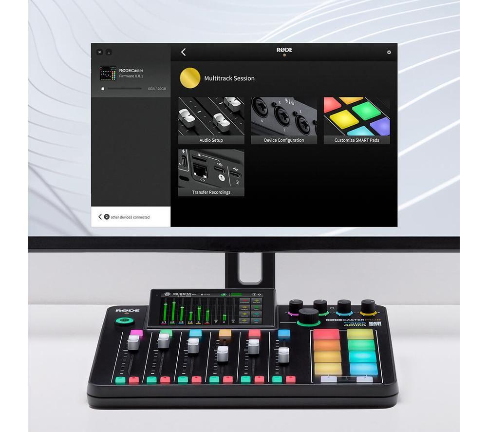 RODE Rodecaster Pro II Integrated Audio Production Studio - Black image number 6 of 10
