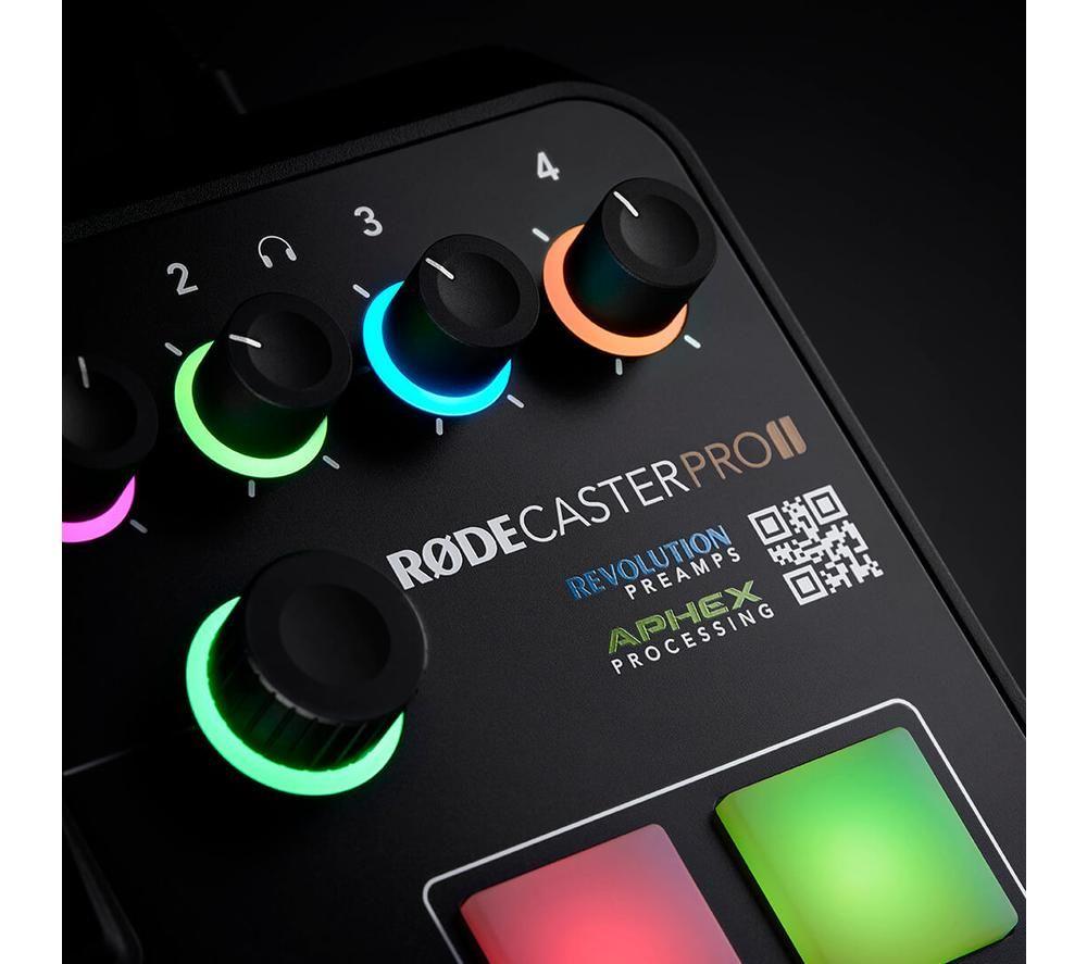 RODE Rodecaster Pro II Integrated Audio Production Studio - Black image number 8 of 10