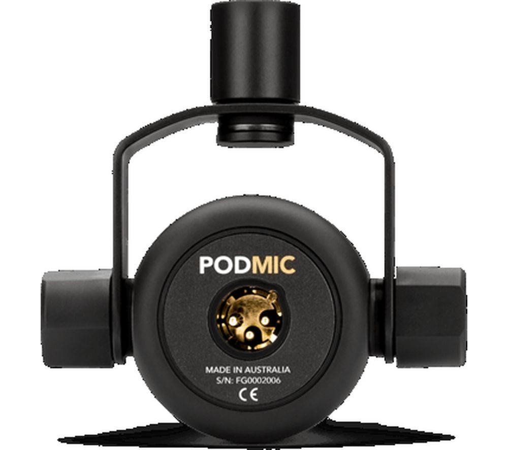 Buy RODE PodMic XLR Microphone - Black | Currys