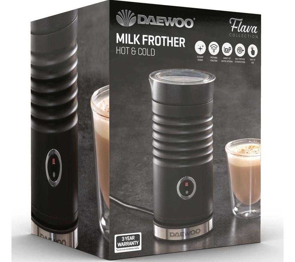 DAEWOO Flava Collection SDA2696GE Electric Milk Frother - Black image number 4 of 4