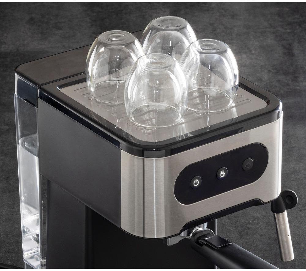 DAEWOO Flava Collection SDA2698GE Coffee Machine - Black & Silver image number 6 of 9
