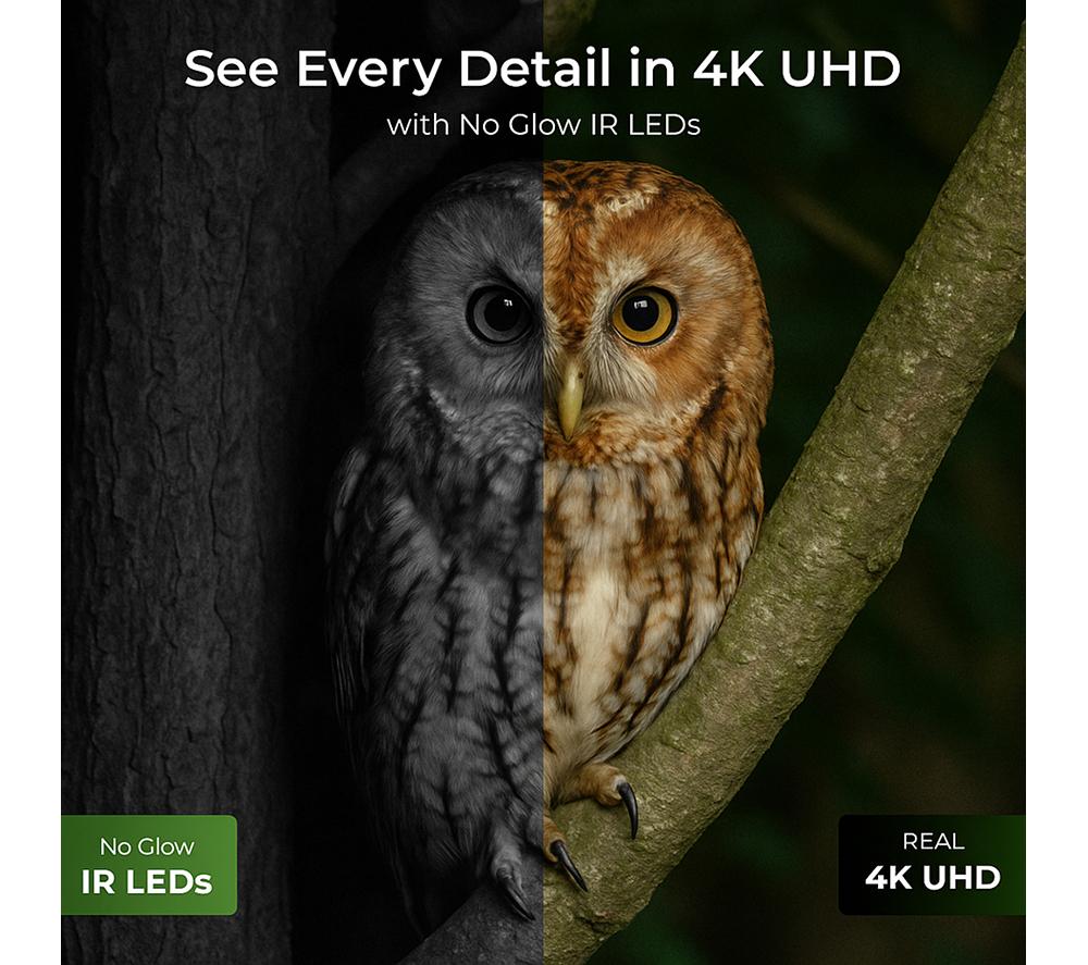 REOLINK Go Series G450 4K Ultra HD 4G LTE Outdoor Wildlife Battery Camera with Solar Panel & 32 GB Memory Card - Green image number 4 of 8