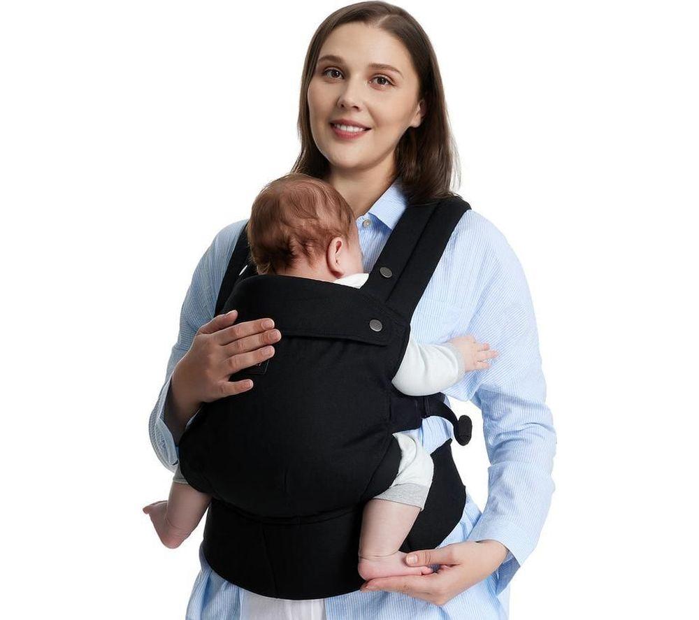 MOMCOZY BC001-BL00NB-A Baby Carrier - Black image number 3 of 6