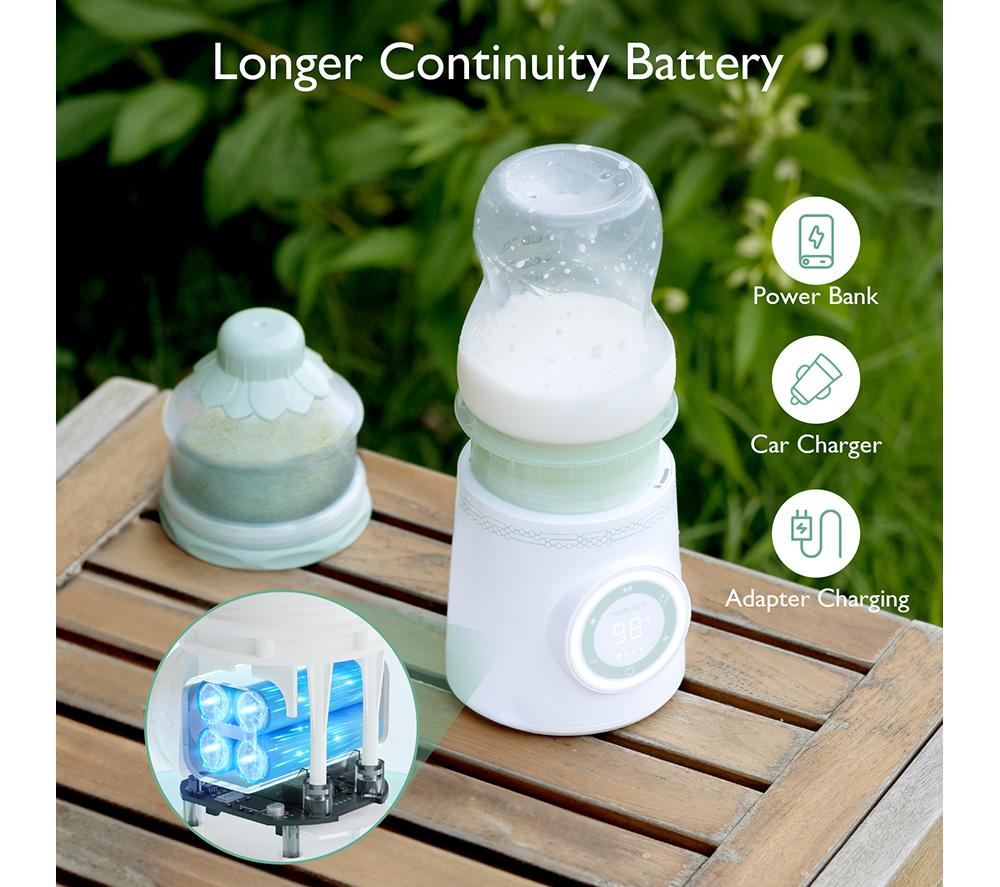 MOMCOZY MW003-WH12BA-A Baby Bottle Warmer - White image number 4 of 5