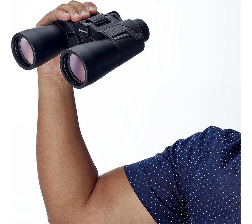 OLYMPUS OM System Deluxe Porro Standard Binoculars 10x50 S incl. Case & Strap image number 2 of 5