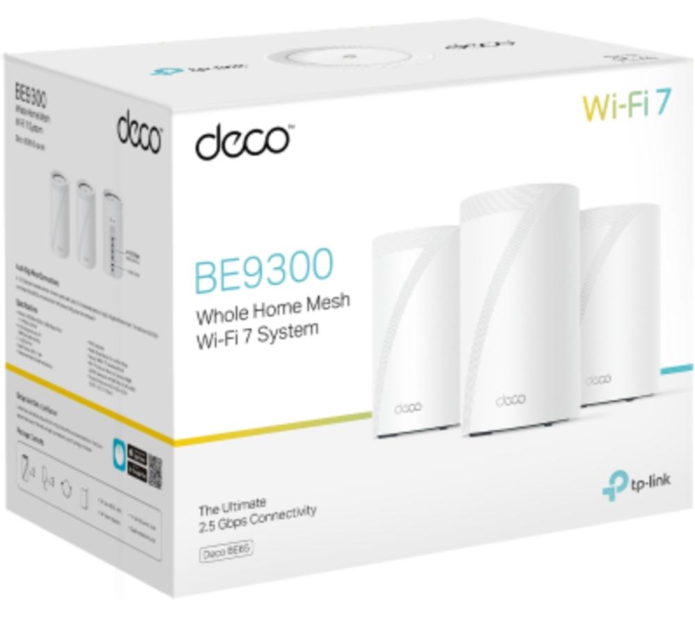TP-LINK Deco BE65 Whole Home WiFi System - Triple Pack image number 2 of 12