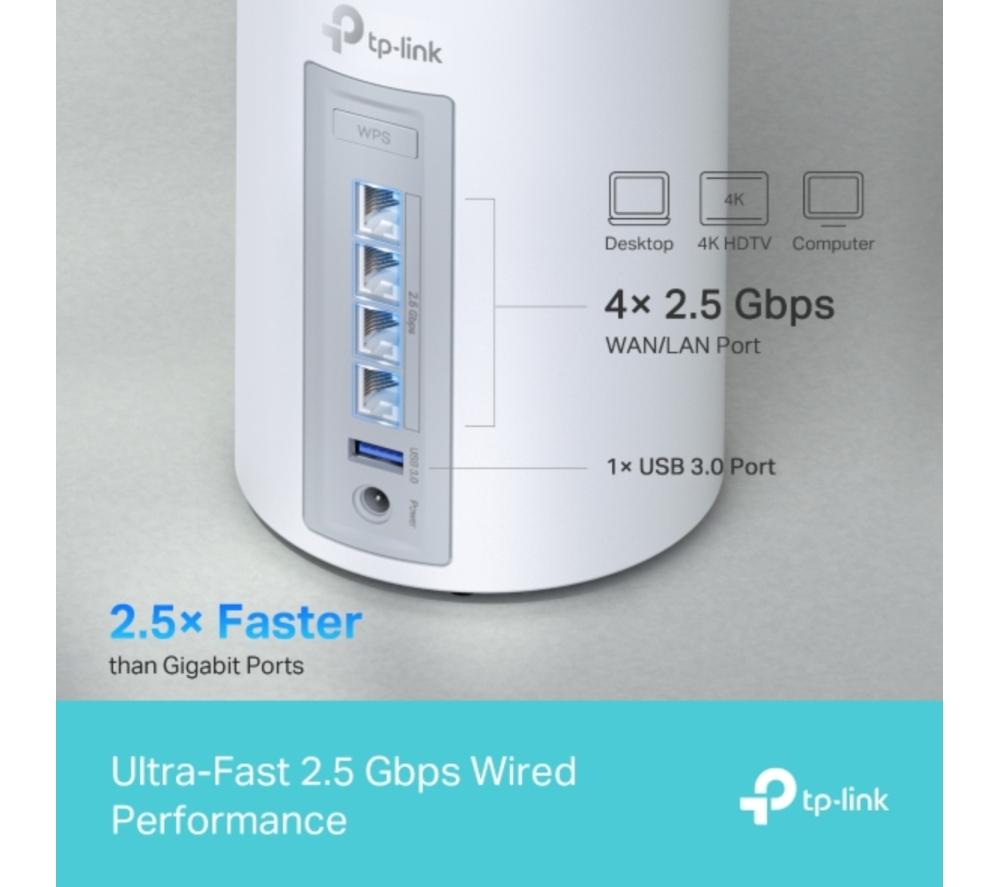 TP-LINK Deco BE65 Whole Home WiFi System - Triple Pack image number 6 of 12