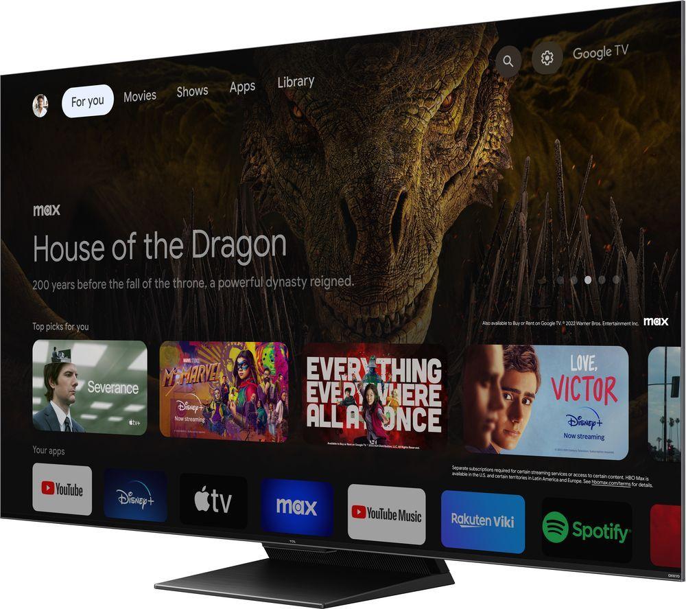 TCL C805K 55" QD-Mini LED 4K HDR Smart Google TV - 55C805K