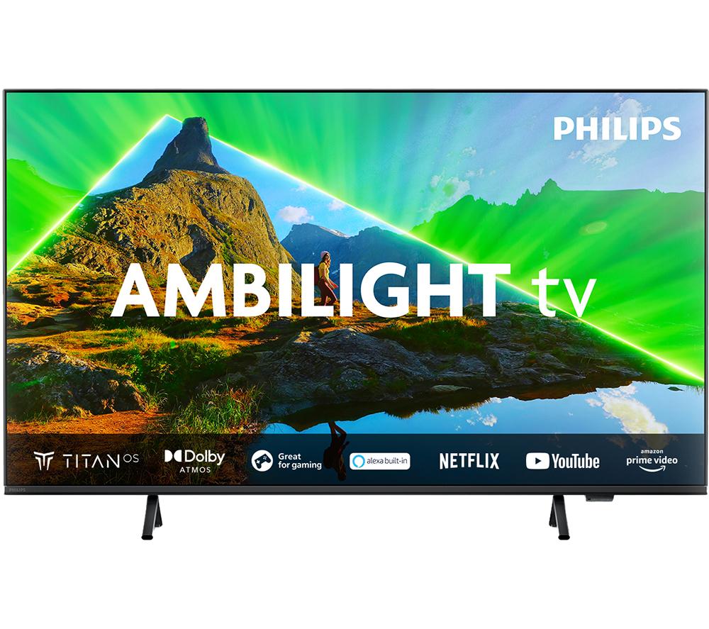 PHILIPS Ambilight 43PUS8309/12 Smart 4K Ultra HD HDR LED TV, Black