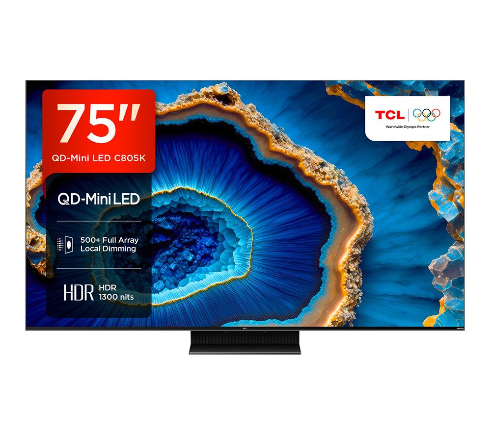75" TCL 75C805K  Smart 4K Ultra HD HDR Mini LED QLED TV with Google Assistant & Alexa review