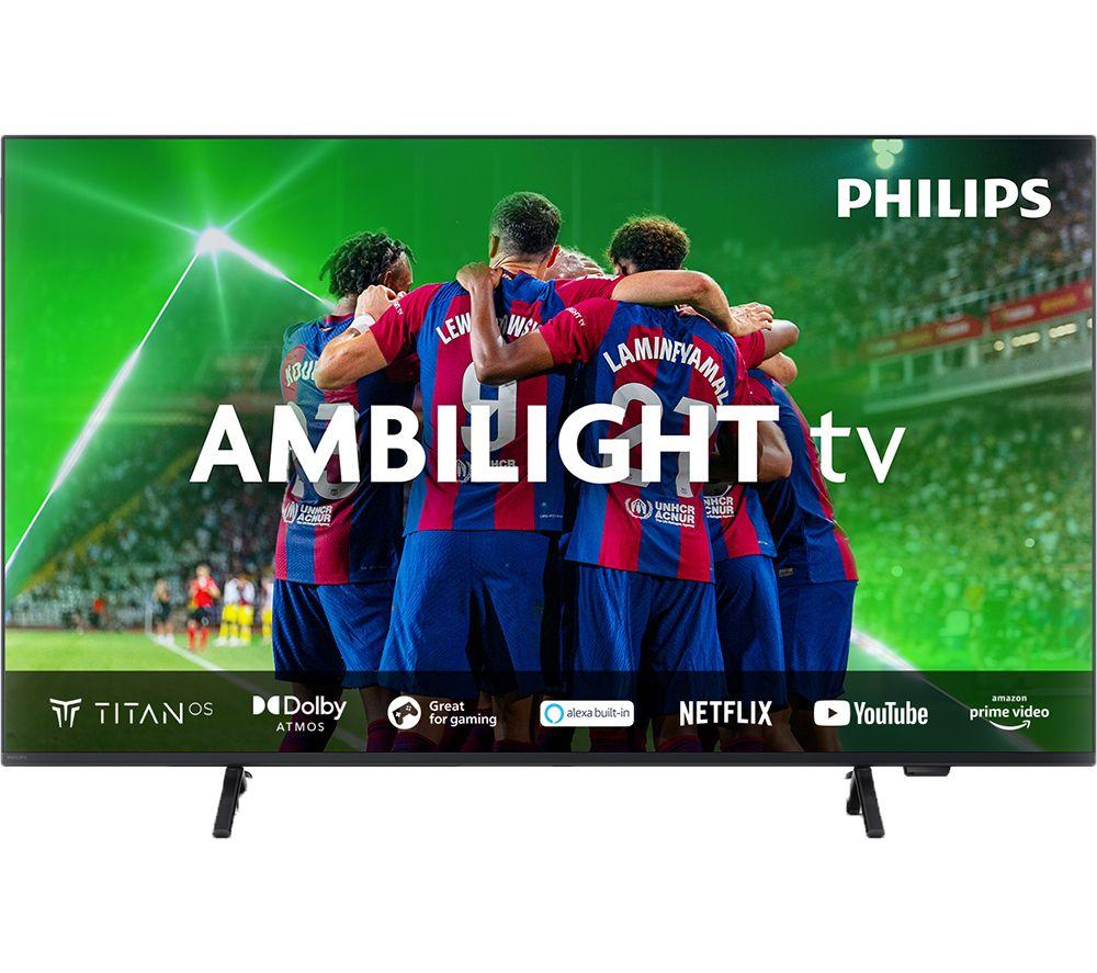50 Philips Ambilight 50PUS8309/12  Smart 4K Ultra HD HDR LED TV, Black