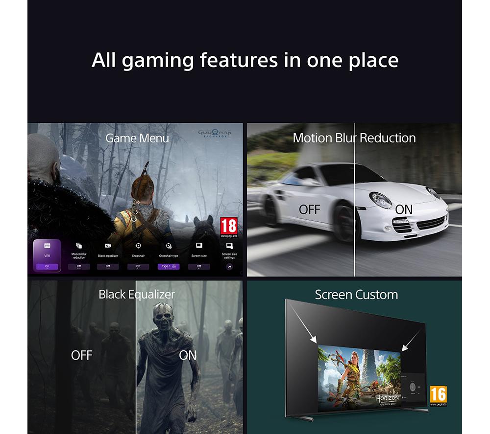 SONY BRAVIA 8 55" Smart 4K Ultra HD HDR OLED Mini LED TV with Google TV & Assistant image number 16 of 25
