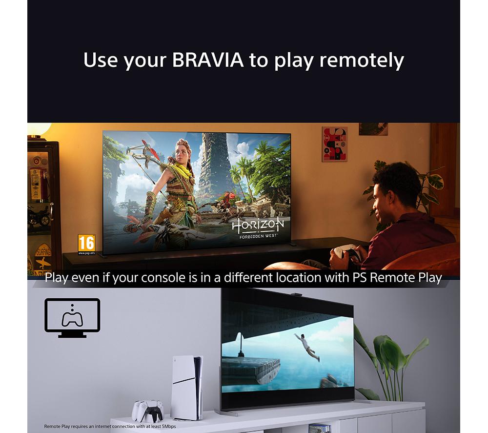 SONY BRAVIA 8 55" Smart 4K Ultra HD HDR OLED Mini LED TV with Google TV & Assistant image number 17 of 25