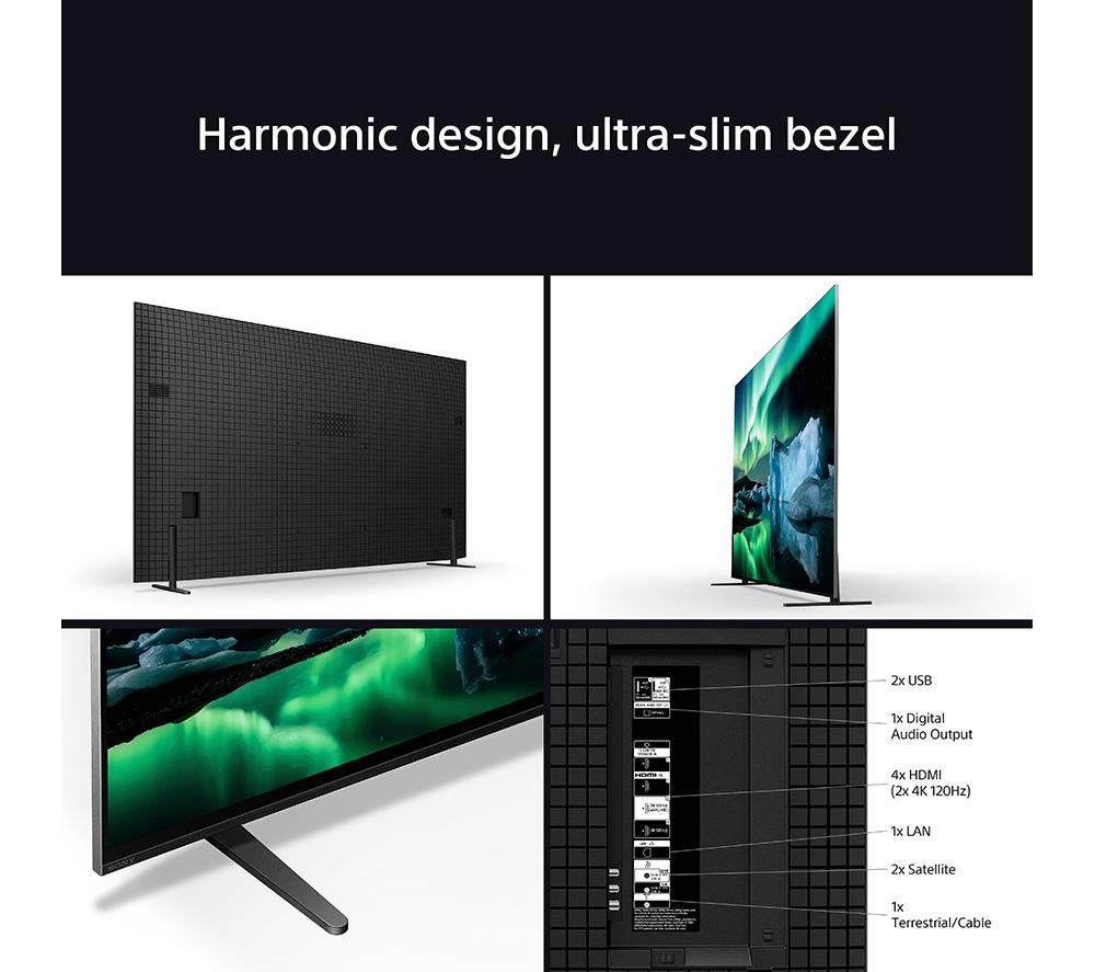 SONY BRAVIA 8 77" Smart 4K Ultra HD HDR OLED Mini LED TV with Google TV & Assistant image number 8 of 9