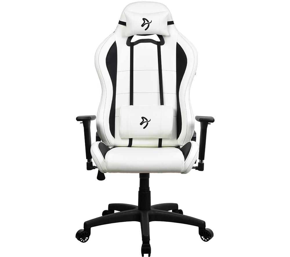 AROZZI Torretta Faux Leather Gaming Chair White & Black