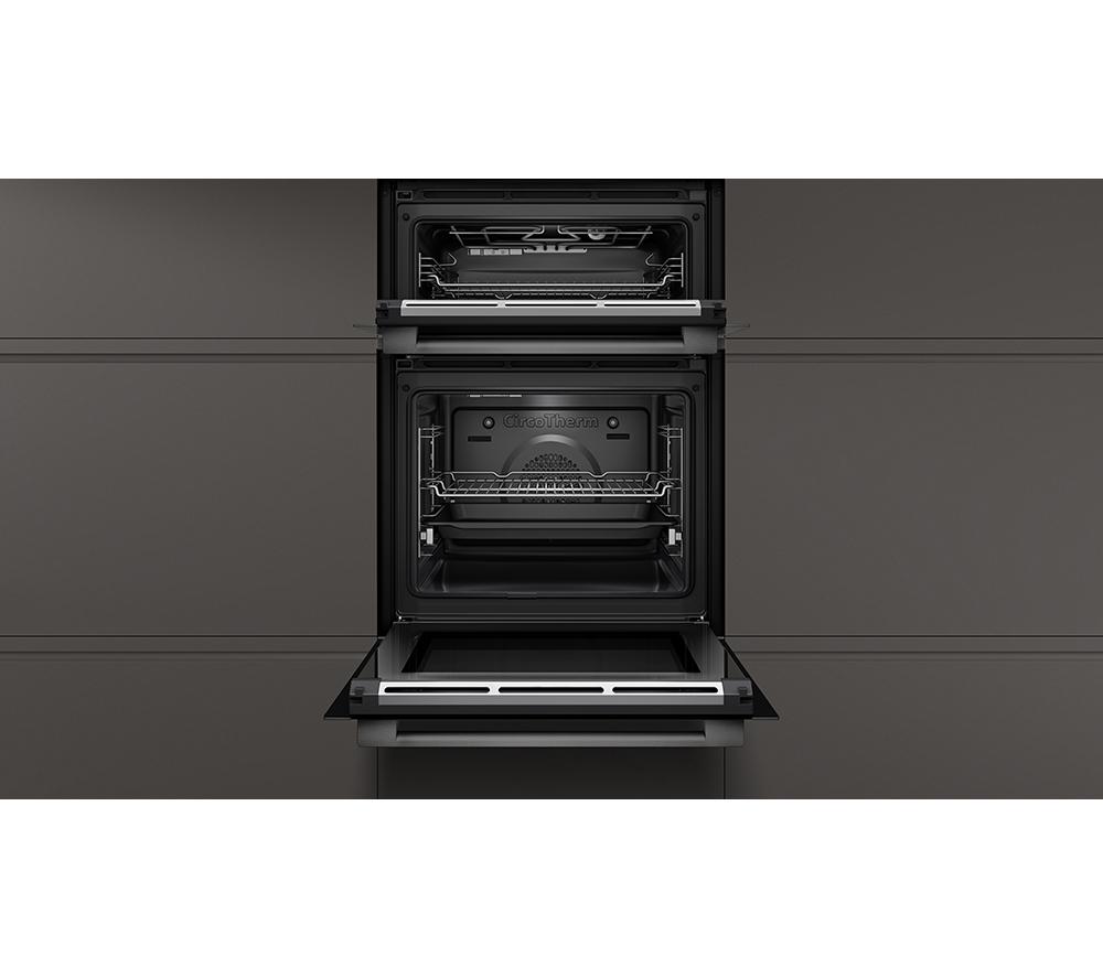 NEFF N50 U2ACM7HG0B Electric Double Smart Oven - Graphite image number 3 of 9