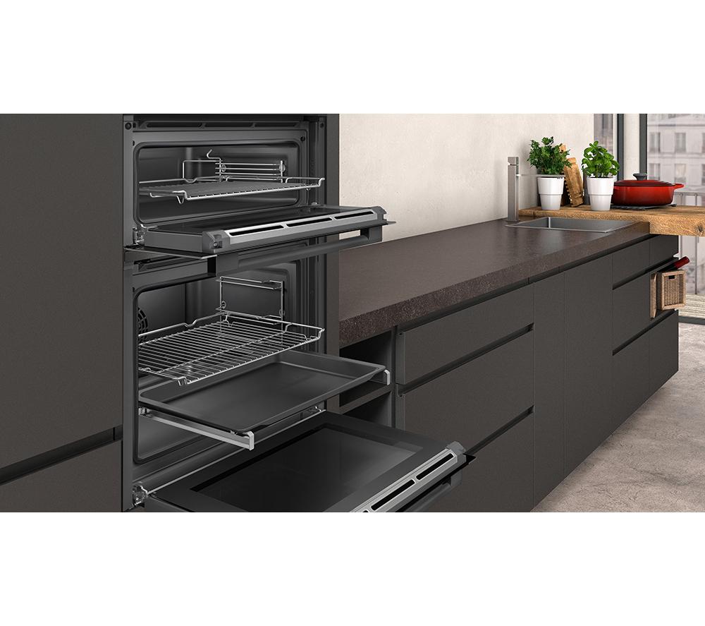 NEFF N50 U2ACM7HG0B Electric Double Smart Oven - Graphite image number 5 of 9