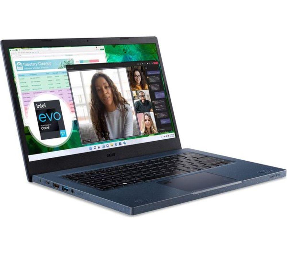 ACER Aspire Vero AV14-52P 14" Refurbished Laptop - Intel&reg; Core&trade; i7, 1 TB SSD, Blue (Excellent Condition) image number 3 of 21
