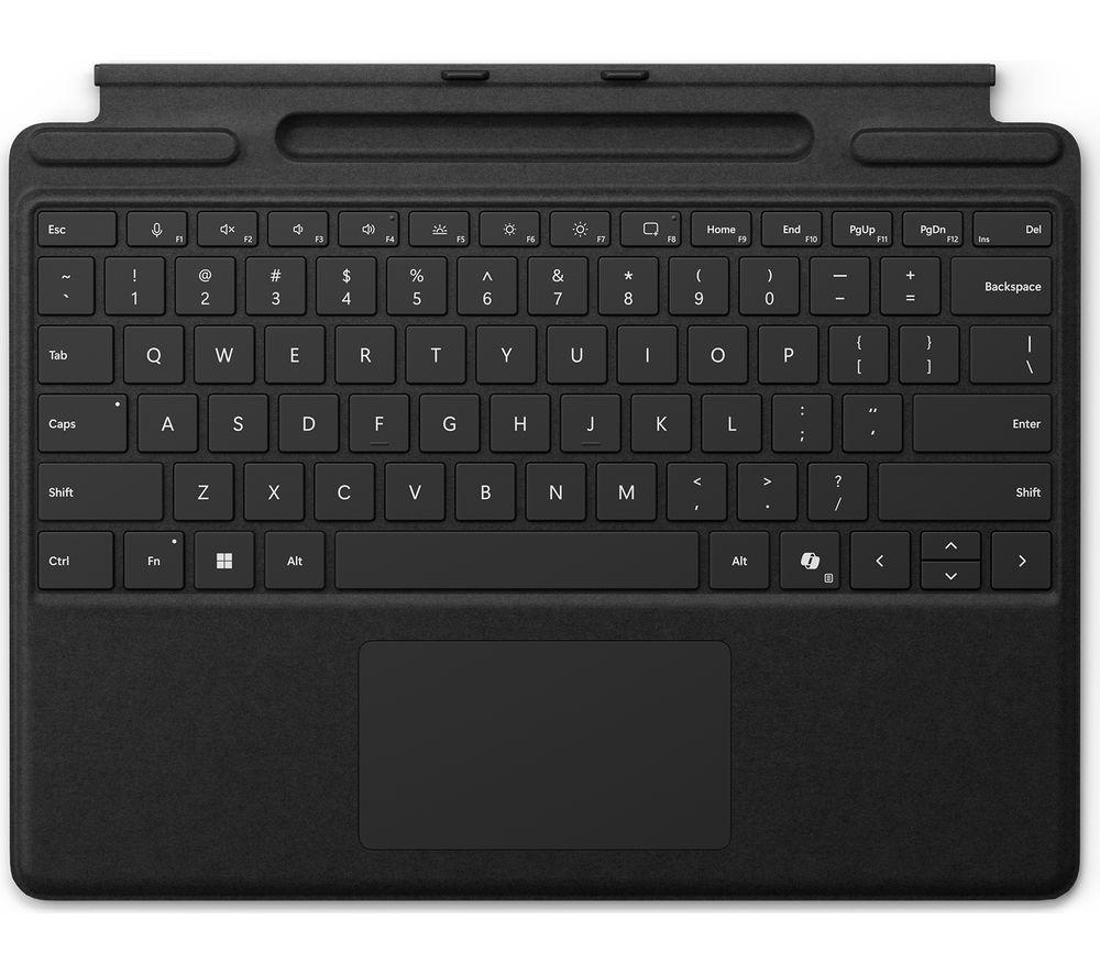 MICROSOFT Surface Pro Typecover - Alcantara Black, Black