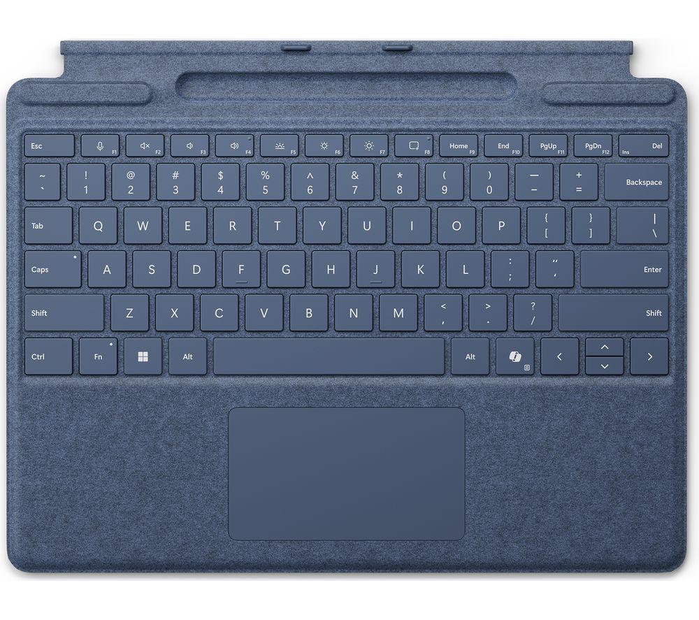 MICROSOFT Surface Pro Typecover - Alcantara Sapphire, Blue