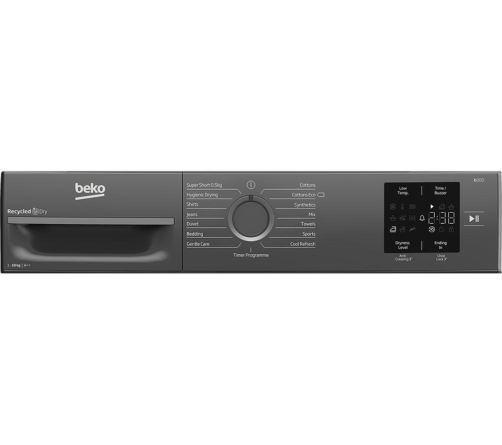 BEKO Pro BM3T31023A 10 kg Heat Pump Tumble Dryer - Anthracite image number 3 of 9