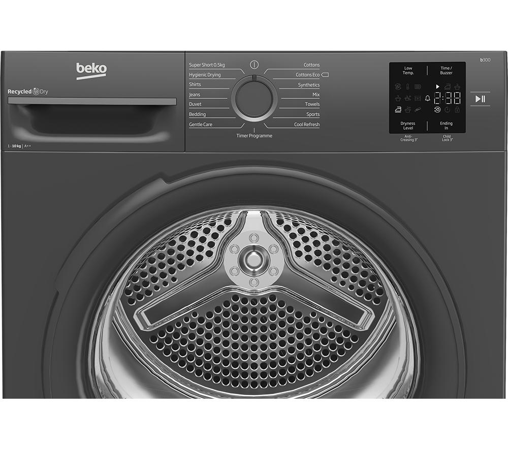 BEKO Pro BM3T31023A 10 kg Heat Pump Tumble Dryer - Anthracite image number 5 of 9