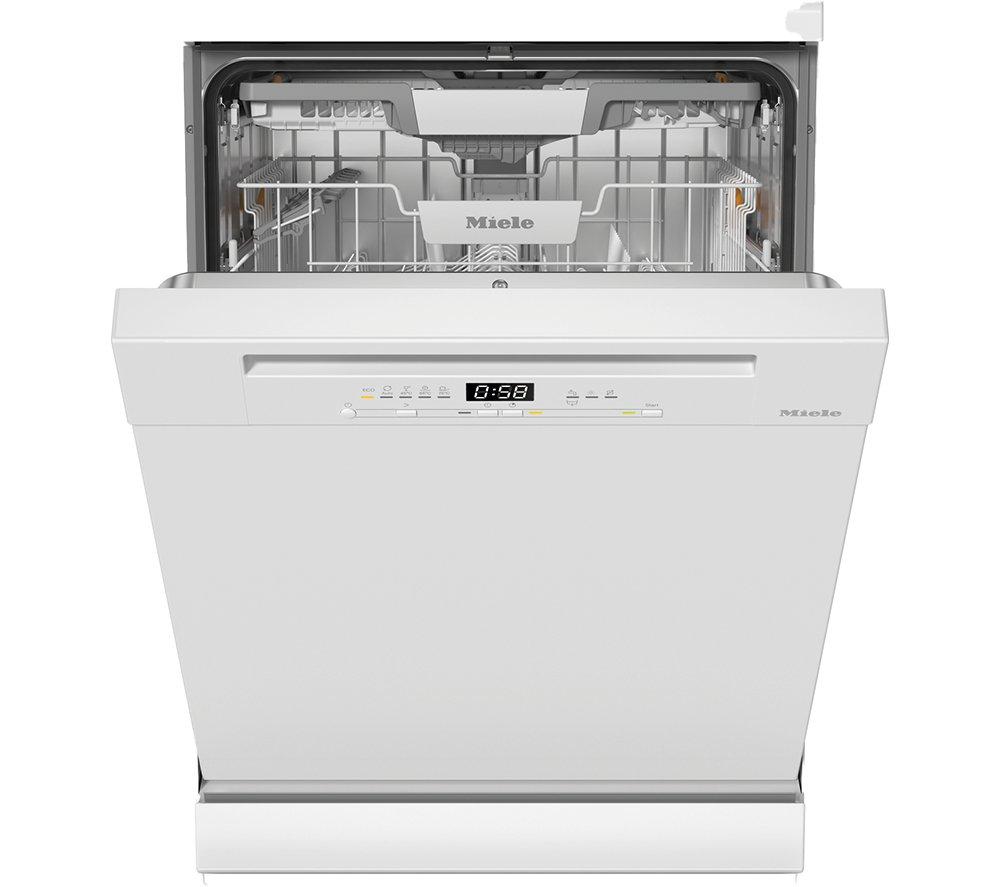 MIELE Front Active Plus G5410 SC WH Full-size Dishwasher – White, White