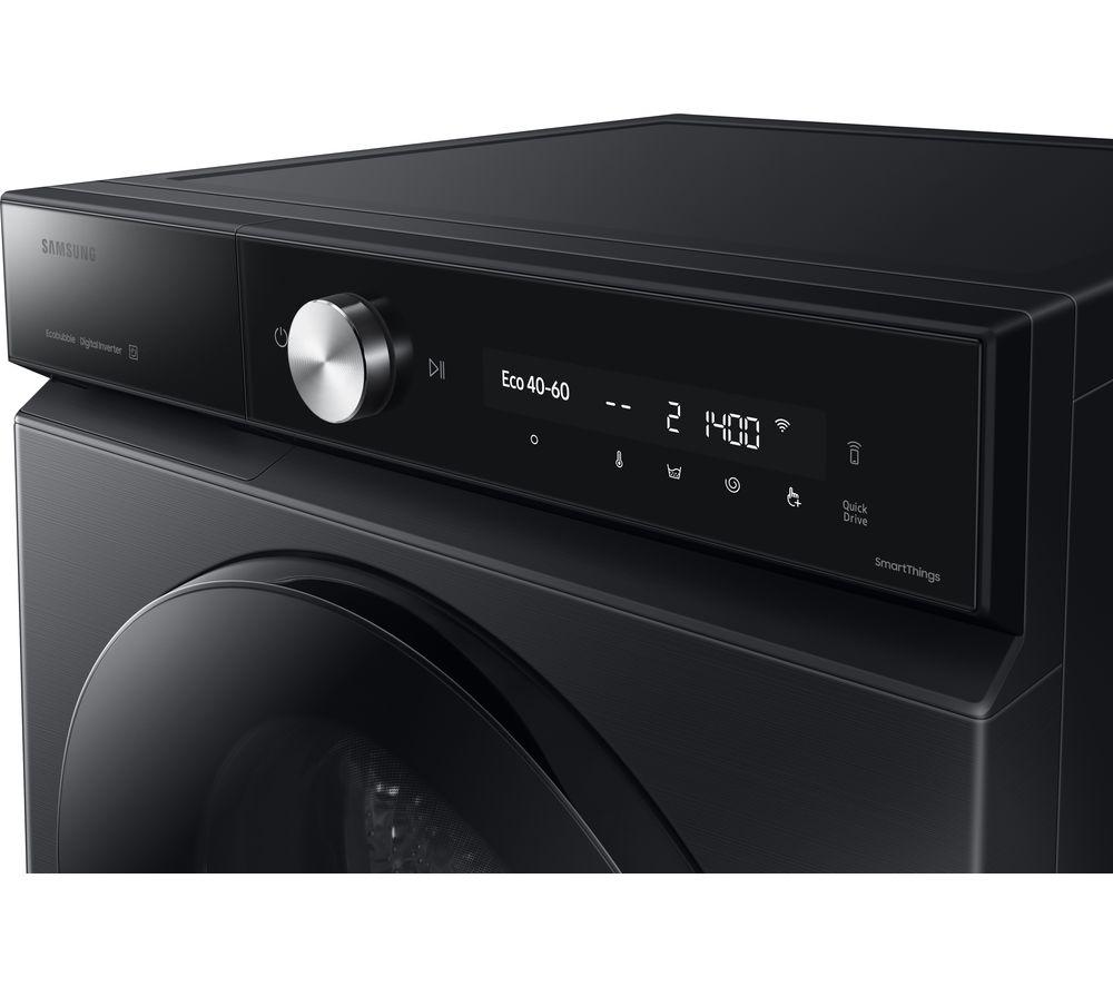 SAMSUNG Series 8 AI Energy WW90DB8U95GBU1 WiFi-enabled 9 kg 1400 Spin Washing Machine - Black image number 3 of 14