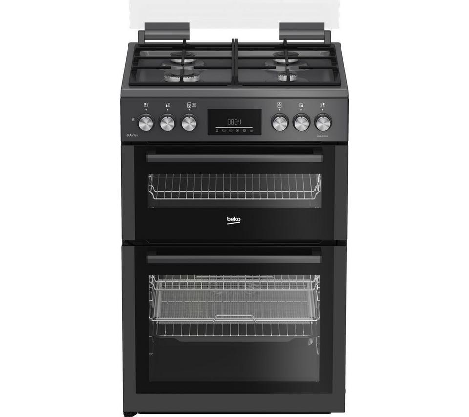BEKO Pro AeroPerfect AirFry FDDA6272TCA 60 cm Dual Fuel Cooker - Anthracite