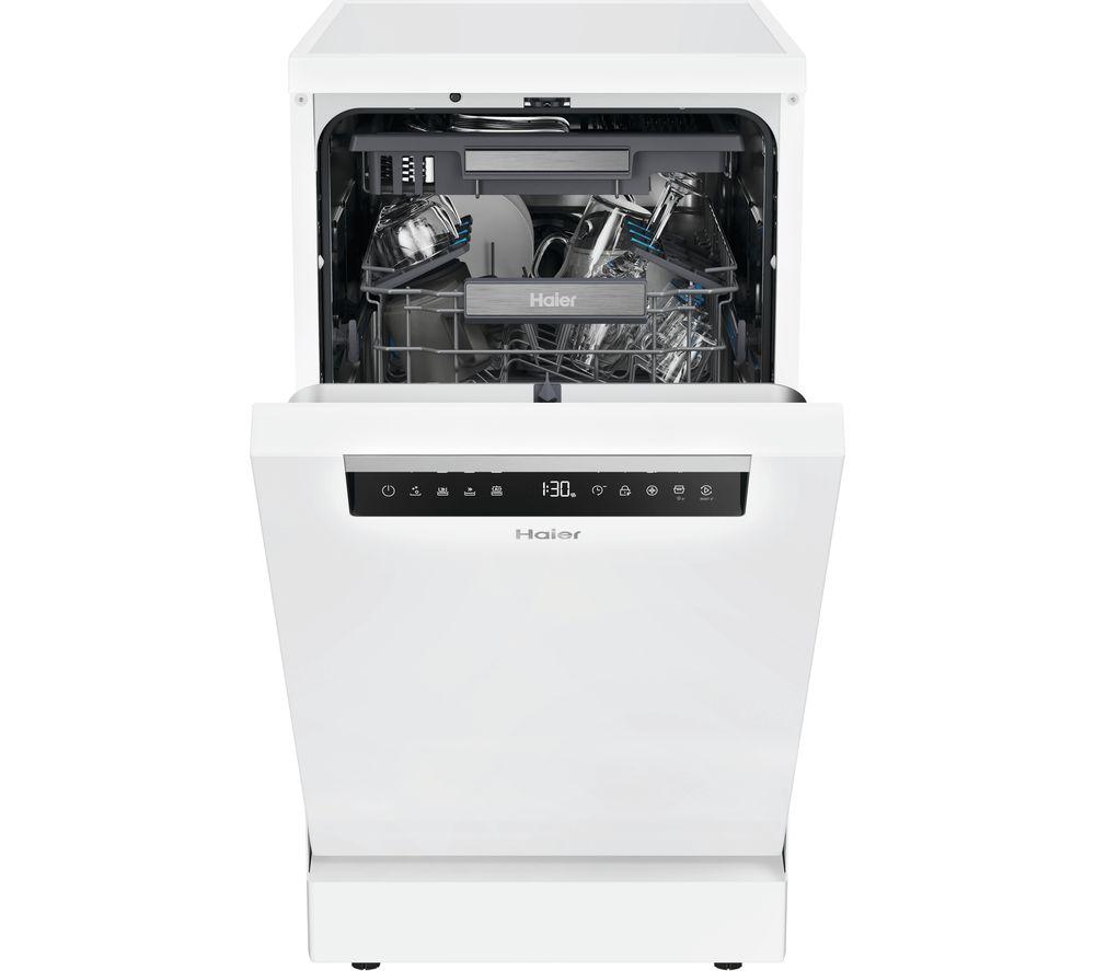 HAIER I Pro XF1C3TB1FW-80 Slimline WiFi-enabled Dishwasher - White image number 11 of 16