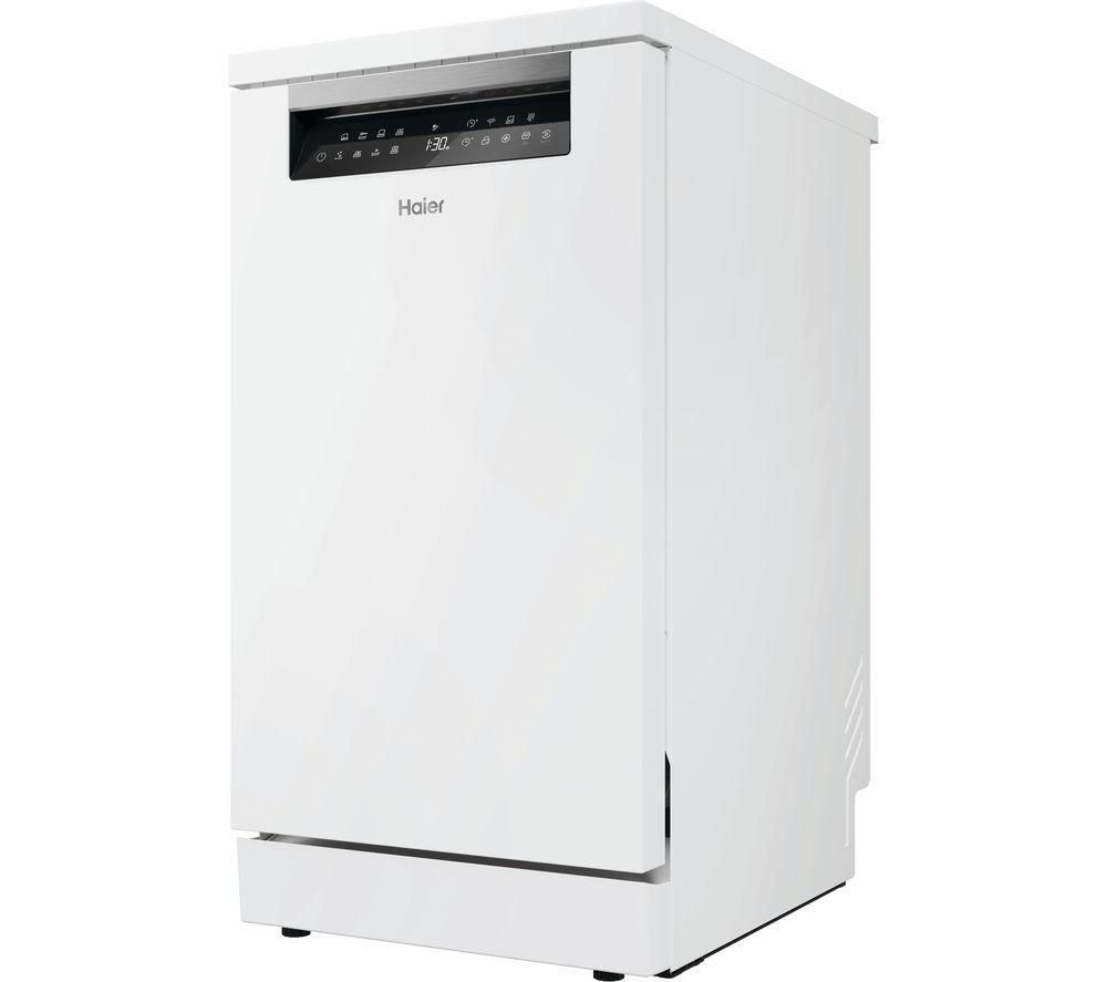 HAIER I Pro XF1C3TB1FW-80 Slimline WiFi-enabled Dishwasher - White image number 14 of 16