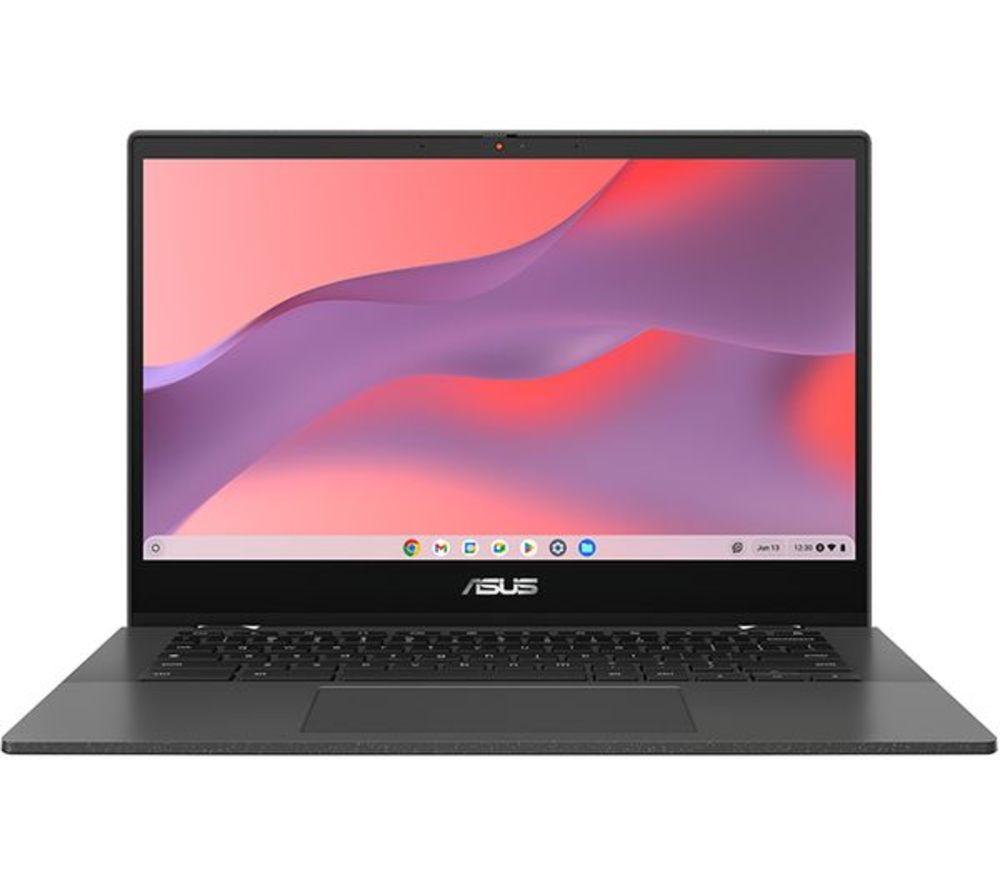 ASUS CM14 Flip 14" 2 in 1 Refurbished Chromebook - MediaTek Kompanio 520, 128 GB eMMC, Grey (Very Good Condition) image number 8 of 10