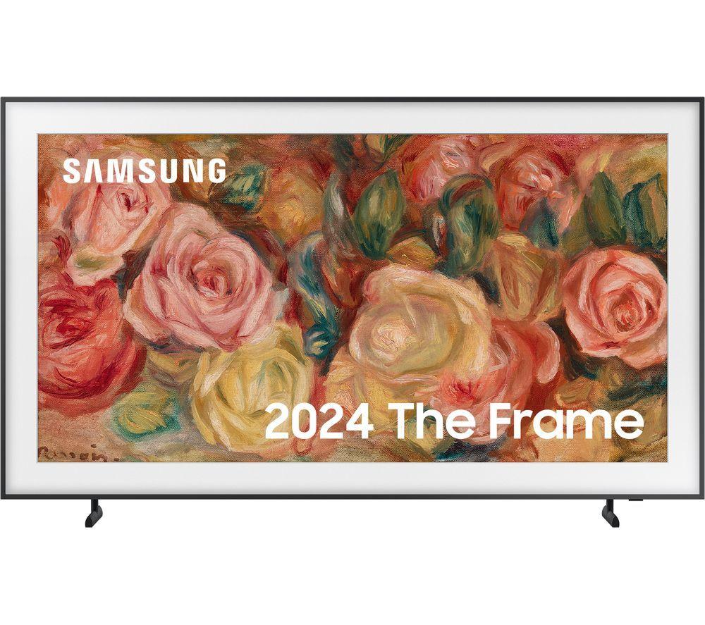 85 SAMSUNG The Frame Art Mode QE85LS03DAUXXU  Smart 4K Ultra HD HDR QLED TV with Bixby & Alexa, Bla