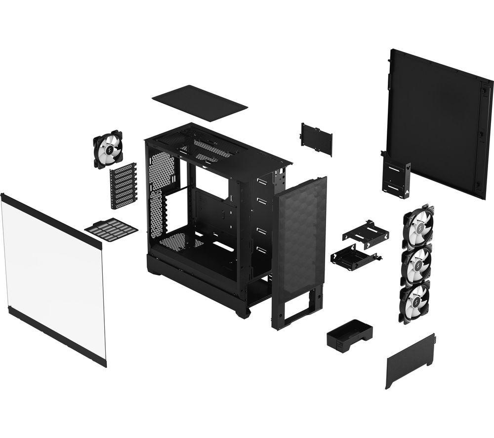 FRACTAL DESIGN Pop XL Air RGB E-ATX Full Tower PC Case - Black image number 5 of 6