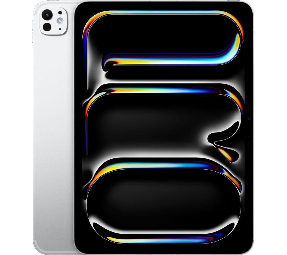 APPLE 11" iPad Pro Cellular (2024) - 1 TB, Silver, Nano-texture display image number 2 of 11