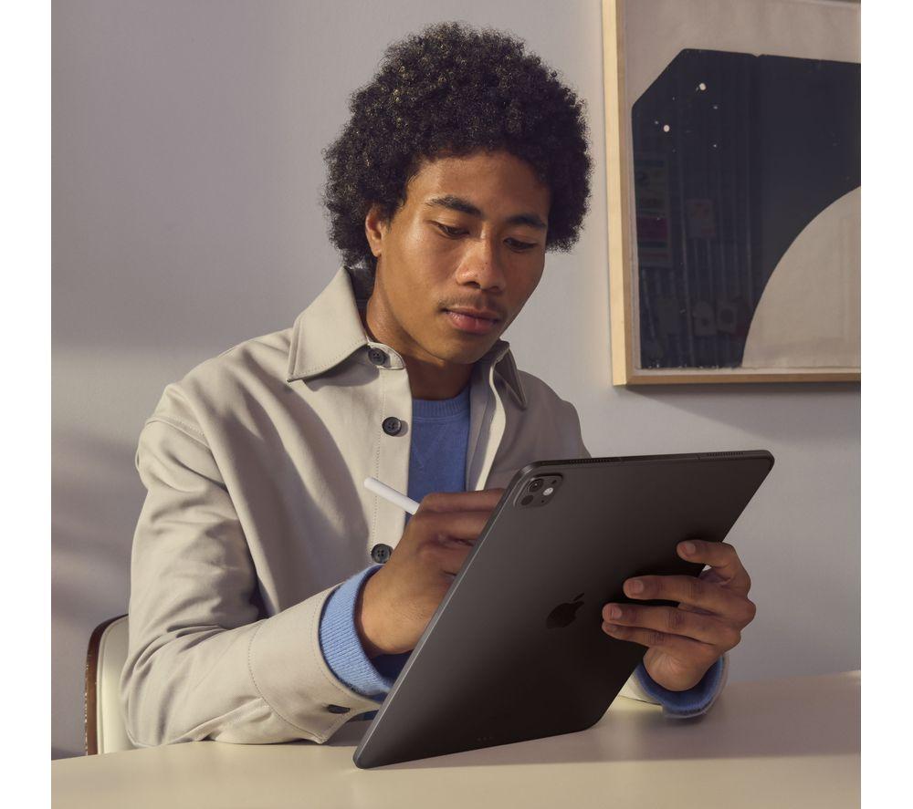 APPLE 11" iPad Pro Cellular (2024) - 1 TB, Silver, Nano-texture display image number 6 of 11