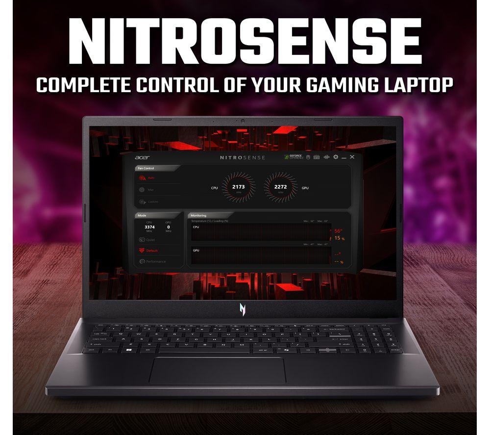 ACER Nitro V15 15.6" Gaming Laptop - AMD Ryzen 7, RTX 4050, 512 GB SSD image number 7 of 12
