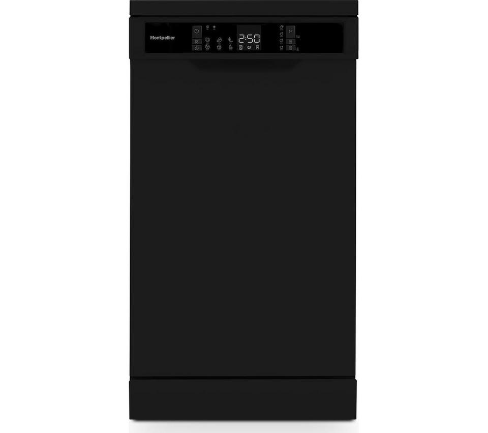 MONTPELLIER MDWD1064BK Slimline Dishwasher - Black