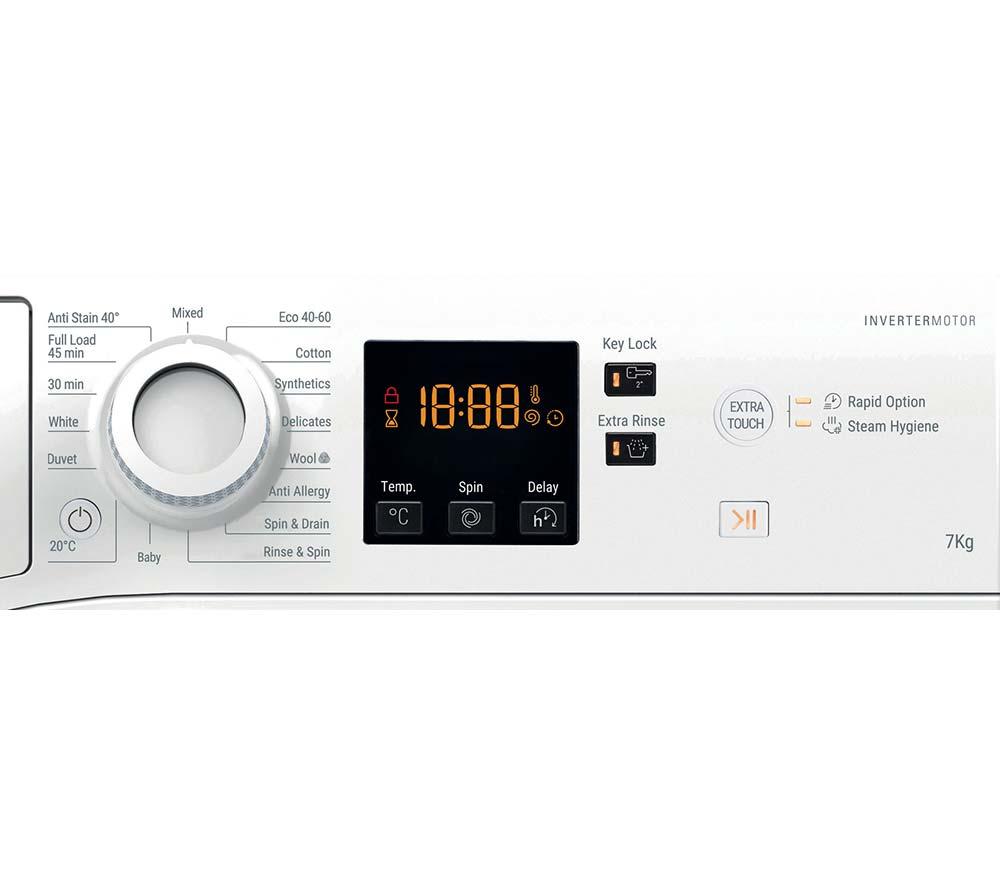 HOTPOINT Anti-Stain NSWM 1146 W UK 11 kg 1400 Spin Washing Machine - White image number 3 of 11