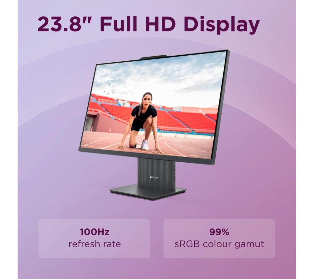 LENOVO IdeaCentre AIO 3 23.8" All-in-One PC - AMD Ryzen 7, 512 GB SSD, Grey image number 7 of 11