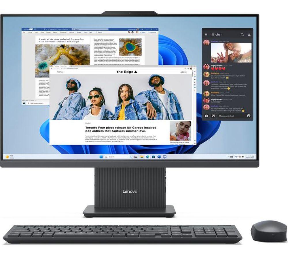 LENOVO IdeaCentre AIO 27" All-in-One PC - Intel Core i5, 512 GB SSD, Grey
