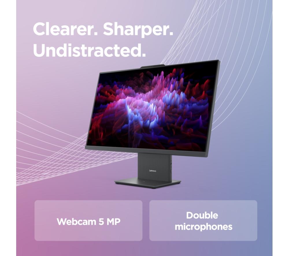 LENOVO IdeaCentre AIO 27" All-in-One PC - Intel&reg; Core&trade; i5, 512 GB SSD, Grey image number 7 of 12